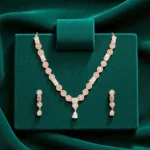 Rineva Aurelia Rose Gold CZ Jewellery Set