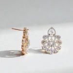 Rineva Celeste Gold Sparkle Choker Jewellery Set - Image 5