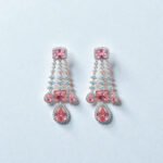 Rineva Rosé Cascade Chandelier Earrings