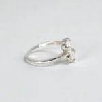 Rineva Eternal Love Open Heart Adjustable Ring - Image 2