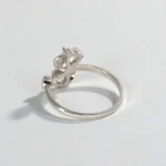 Rineva Eternal Love Open Heart Adjustable Ring - Image 3