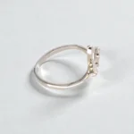 Rineva Silver Flutter Grace Adjustable Butterfly Ring - Image 2