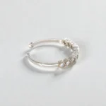 Rineva Eternal Spark Adjustable Crystal Band Ring - Image 2