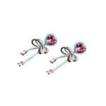 Rineva Amour Bow Drop Earrings - Image 6
