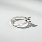 Rineva Luna Glow Silver Adjustable Ring - Image 3