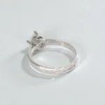 Rineva Luna Glow Silver Adjustable Ring - Image 4
