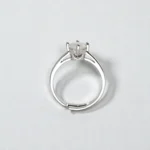 Rineva Luna Glow Silver Adjustable Ring - Image 2