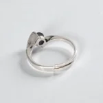 Rineva Midnight Orbit Silver Adjustable Ring - Image 4