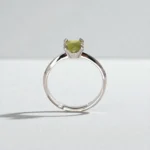 Rineva Golden Aura Solitaire Adjustable Ring - Image 2