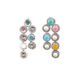 Rineva Celeste Multi-Stone Drop Earrings - Image 2