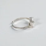 Rineva Twin Bow Sparkle Adjustable Ring - Image 3