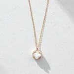 Rineva Clover Mother-of-Pearl Pendant Necklace