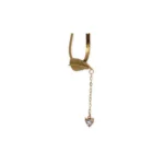 Rineva Golden Leaf Drop Necklace - Image 2