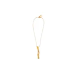 Rineva Golden Flow Tassel Pendant Necklace - Image 3