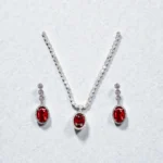 Rineva Aarohi Oval Stone Jewellery Set - Image 2