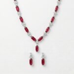 Rineva Crimson Royale Necklace Set