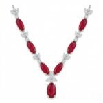 Rineva Crimson Royale Necklace Set - Image 4