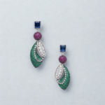 Rineva Emerald Royale Pearl Drop Earrings - Image 4