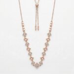 Rineva Rosé Geometry Luxe Necklace