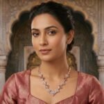 Rineva Rosé Geometry Luxe Necklace - Image 2