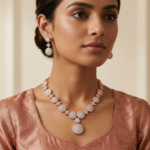 Rineva Rosé Celeste Disc Necklace Set - Image 2