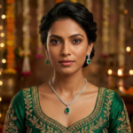 Rineva Emerald Royale Tennis Necklace Set - Image 2