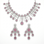 Rineva Blush Royale Chandelier Necklace Set