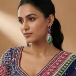 Rineva Emerald Royale Pearl Drop Earrings - Image 2