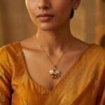 Rineva Amber Pearl Bloom Pendant Set - Image 4