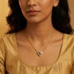 Rineva Celeste Heart Halo Pendant Necklace - Image 2