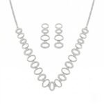Rineva Celeste Oval Radiance Necklace Set