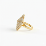 Rineva Royal Lattice Diamond Statement Ring - Image 3