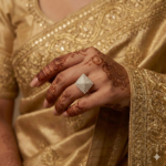 Rineva Royal Lattice Diamond Statement Ring - Image 2