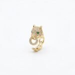 Rineva Panther Royale Charm Ring