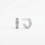 Rineva Celestia Crystal Hoop Earrings - Image 3