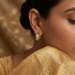 Rineva Aurex Baguette Crystal Huggie Hoops - Image 2