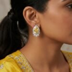 Rineva Sunlit Royale Teardrop Crystal Earrings - Image 2