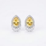 Rineva Sunlit Royale Teardrop Crystal Earrings