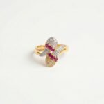 Rineva Ruby Bloom Elegance Ring