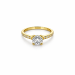 Rineva Classic Radiance Solitaire Ring
