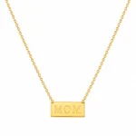Rineva 11:11 Manifest Bar Necklace