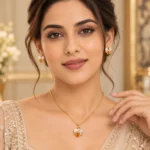 Rineva Amber Pearl Bloom Pendant Set - Image 2