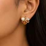 Rineva Amber Pearl Bloom Pendant Set - Image 4