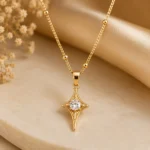 Rineva Astra Spark Drop Pendant Necklace - Image 4