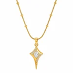 Rineva Astra Spark Drop Pendant Necklace