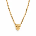 Rineva Aurelia Lock Charm Chain Necklace