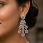 Rineva Blush Royale Chandelier Necklace Set - Image 3