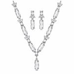 Rineva Celeste Marquis Crystal Necklace Set