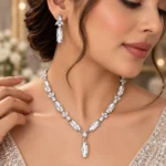 Rineva Celeste Marquis Crystal Necklace Set - Image 2
