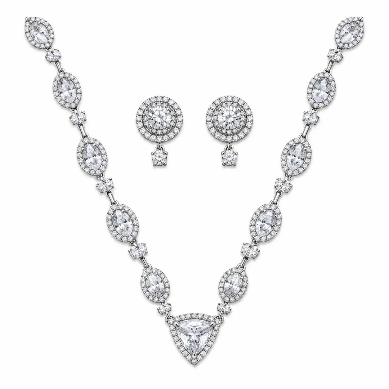 Rineva Celeste Oval Grace Necklace Set Rineva Celeste Oval Grace Necklace Set - Image 1